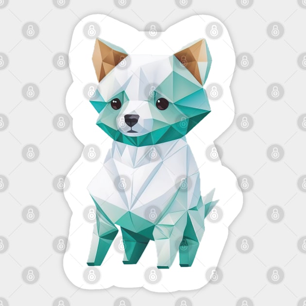 Fictional origami animal #8 Sticker by Micapox